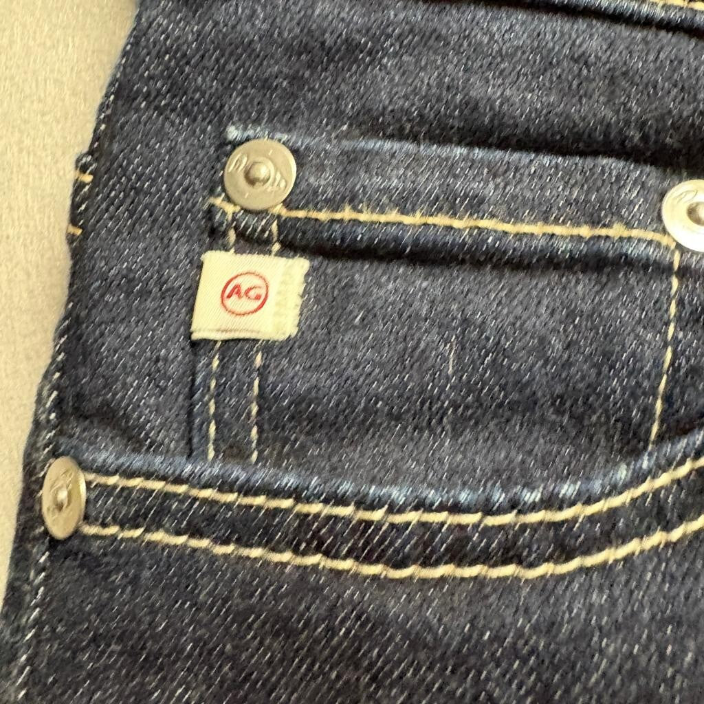 AG Adriano Goldschmied B-Type 02 Cigarette Jeans Womens 27x29 Dark Wash Stretch