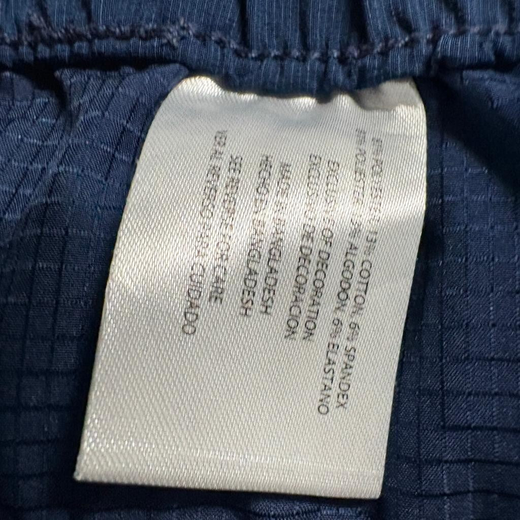 Banana Republic Mens 30 Chino Shorts Blue Stretch Cotton Blend Casual