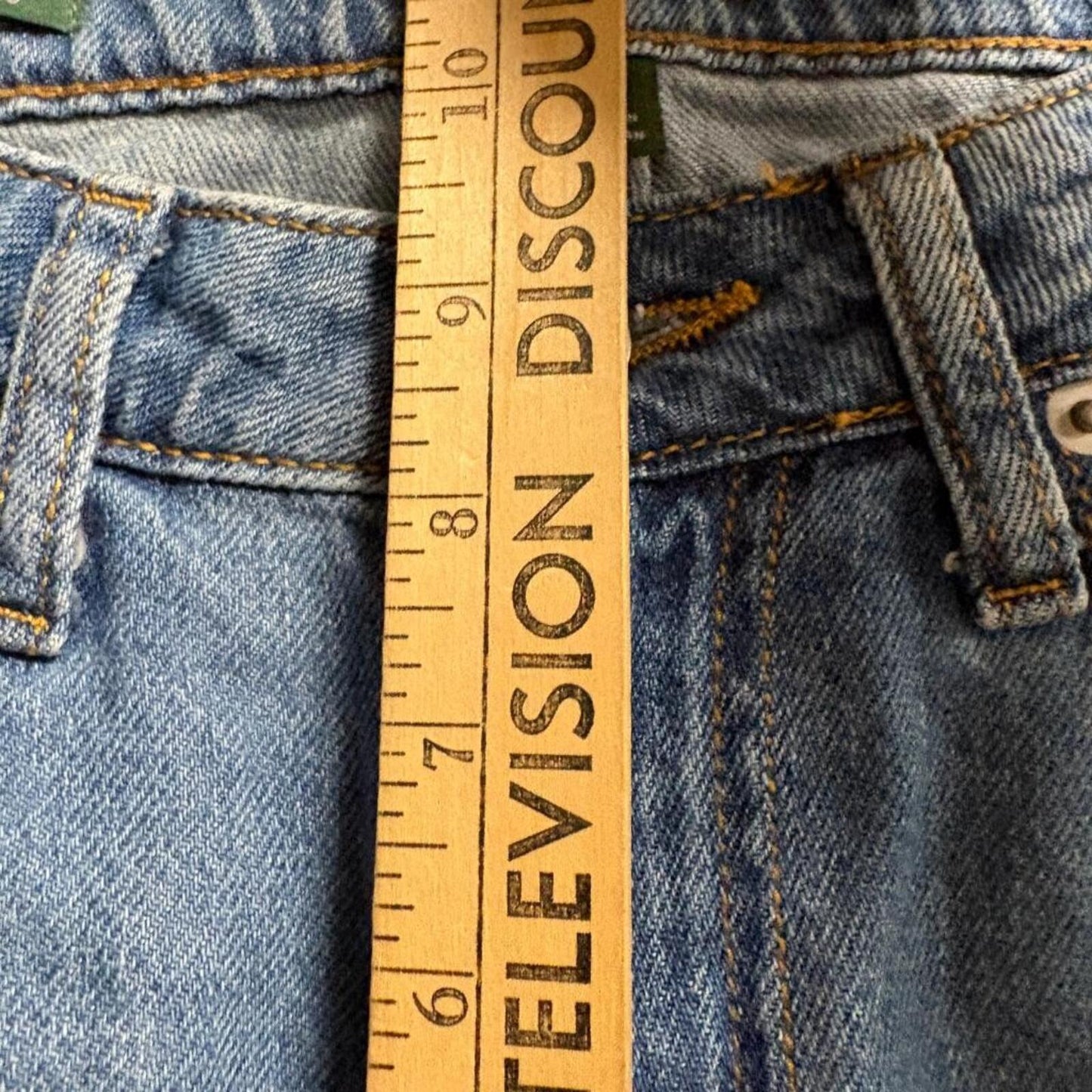 Wild Fable Mid Rise Baggy Cargo Jeans Womens Size 0 Blue Denim Wide Leg Pants