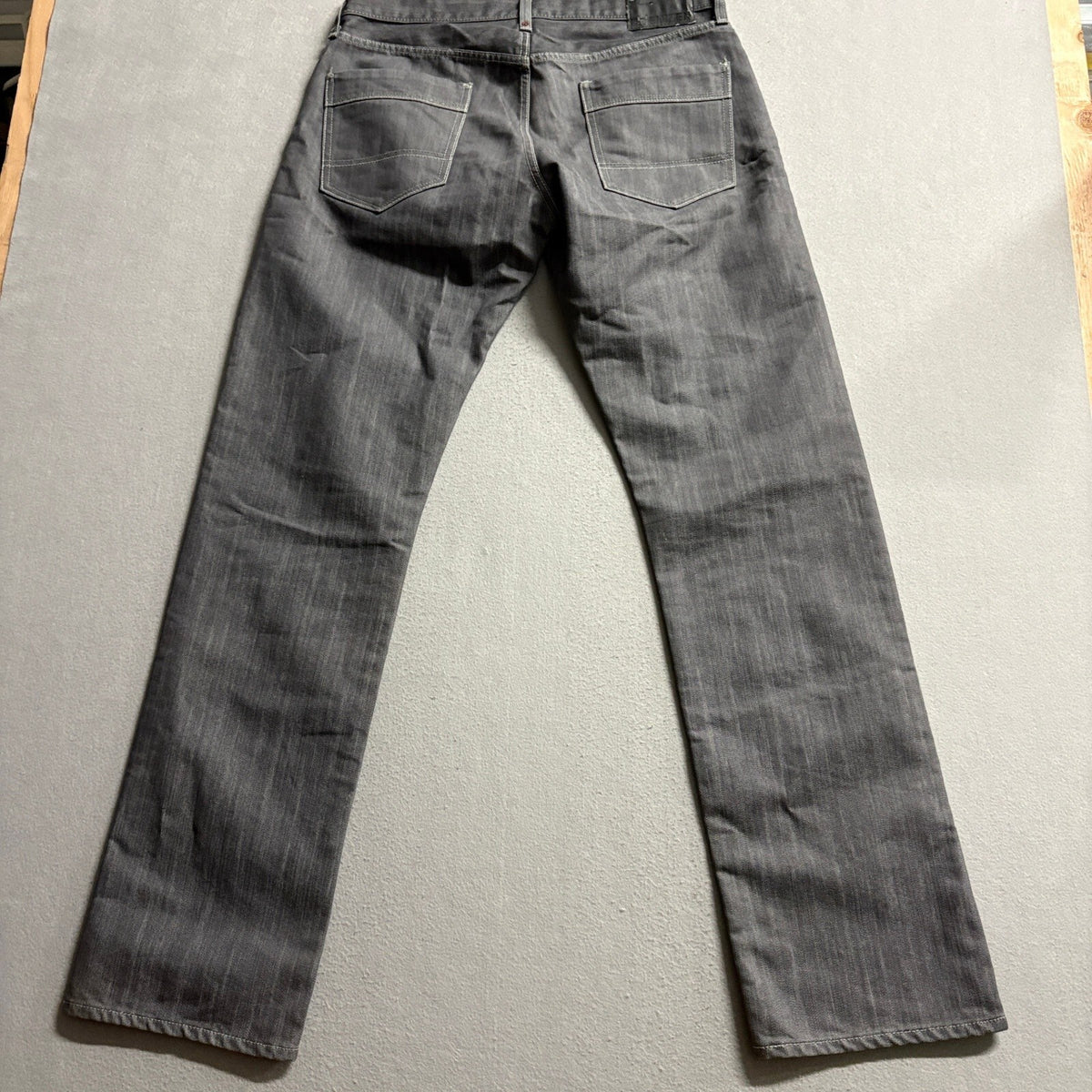 Denizen from Levis 218 Slim Straight Jeans Mens 34x34 Gray Denim Pants