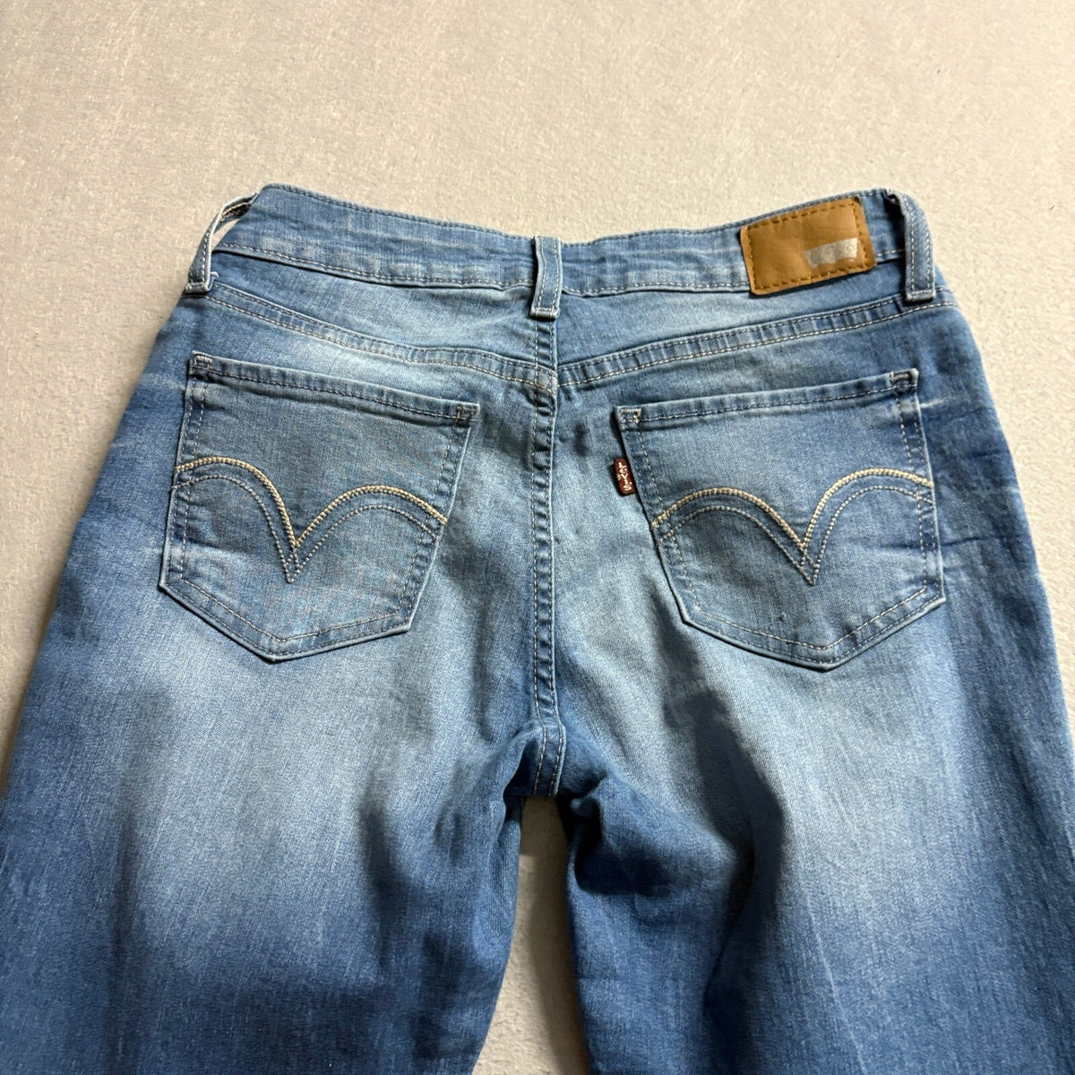Levis Legging Jeans Womens 28x30 Blue Denim Stretch Skinny Mid Rise