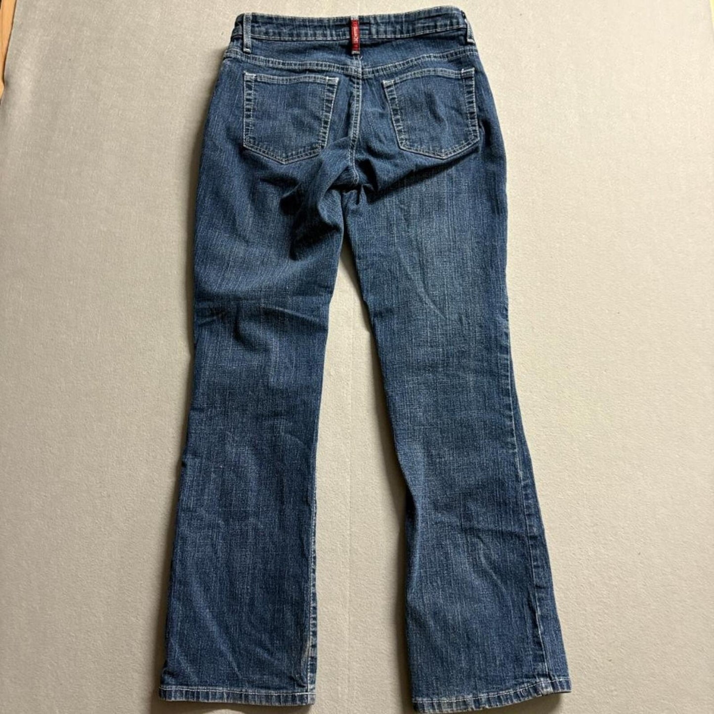Wrangler Twenty X Jeans Womens 7/8 x 32 Blue Denim Low Rise Slim Fit Bootcut