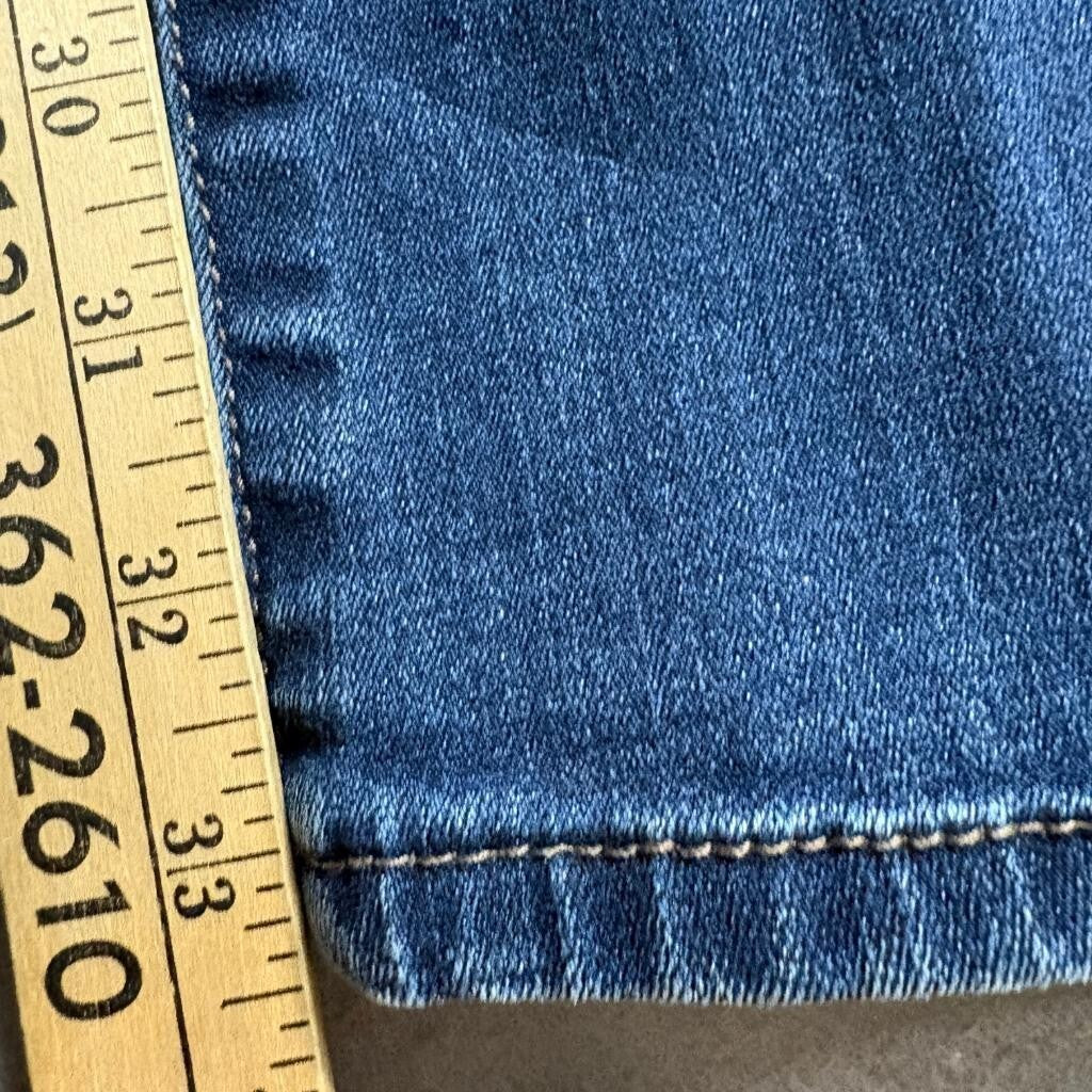 New York & Company Soho Bootcut Jeans Womens 8 Tall Blue Denim Stretch