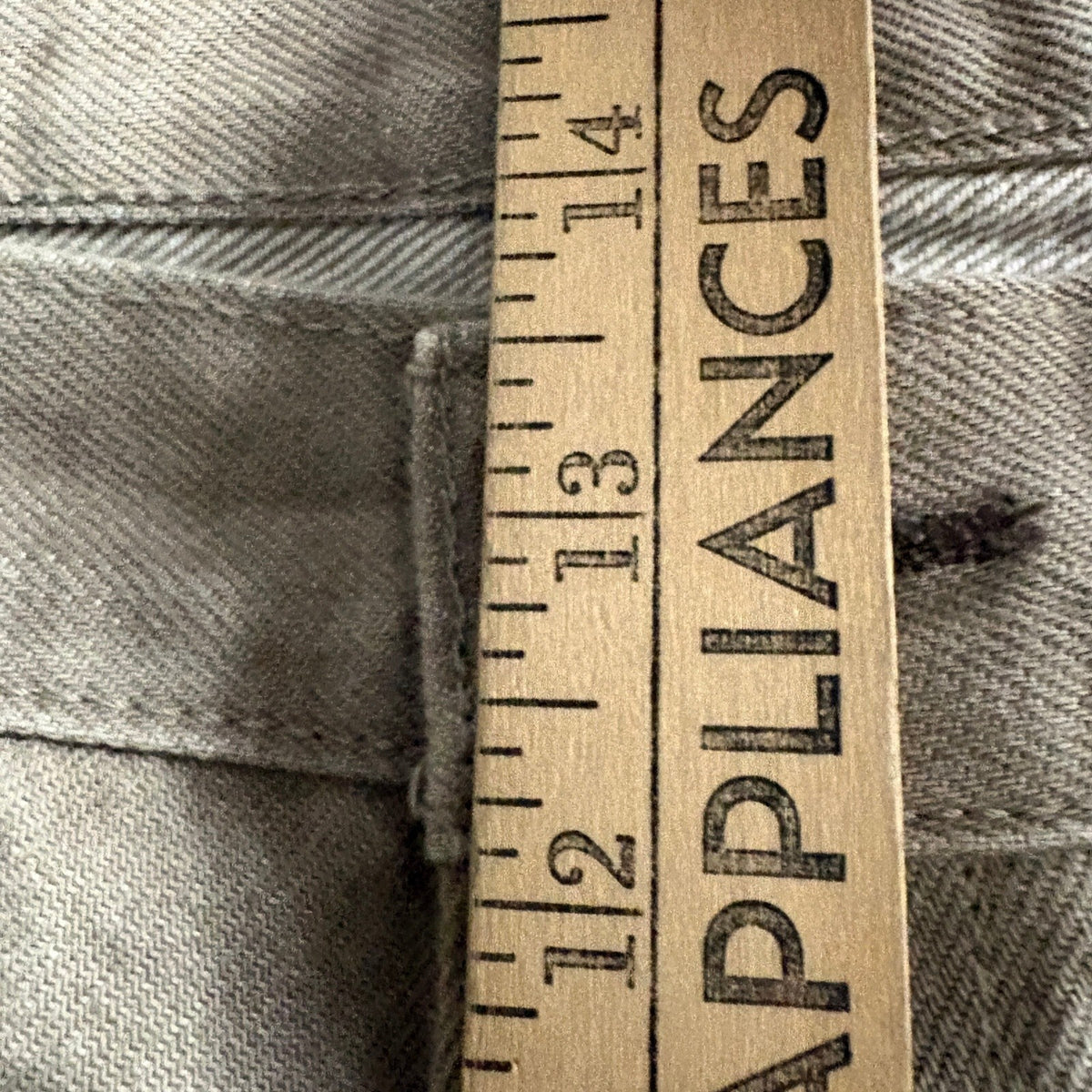 Levis 501 Button Fly Jeans Mens 46x30 Brown Denim Straight Leg Pants Mexico