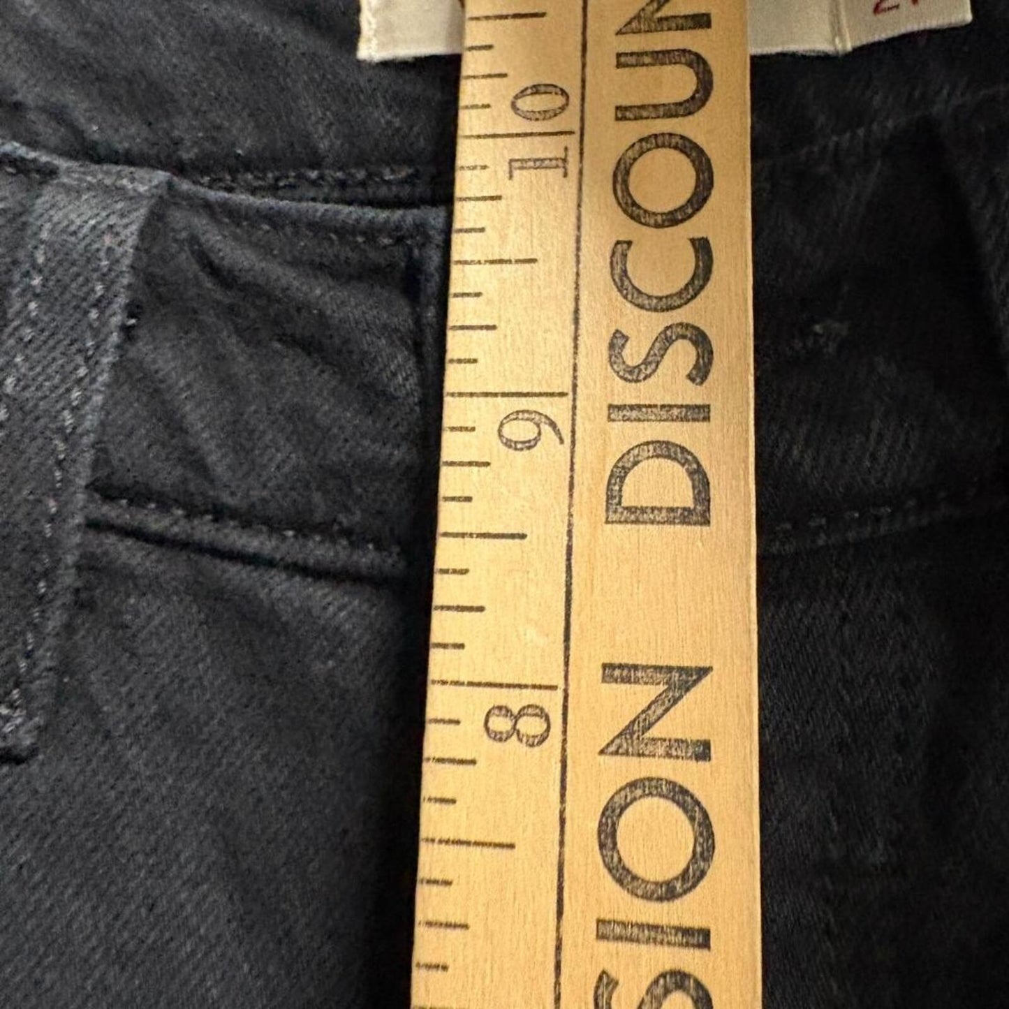 Levis Premium Wedgie Straight Jeans Womens 27x28 Black Denim High Rise Pants