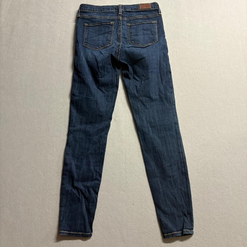 Bleu Bleu Jeans Womens 27 Skinny Dark Wash Denim Made in USA Stretch Blue
