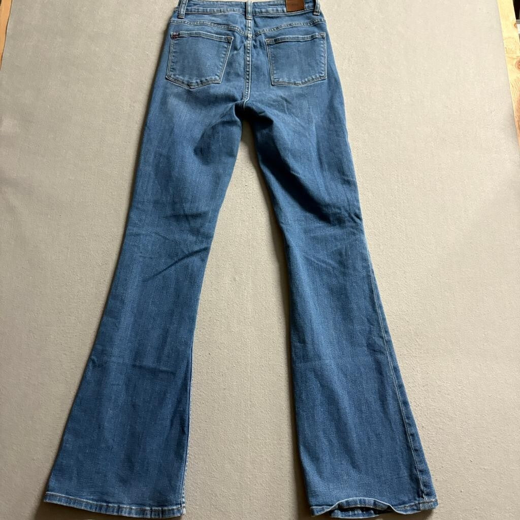 BDG High Rise Flare Jeans Womens 27x34 Blue Denim Urban Outfitters Stretch