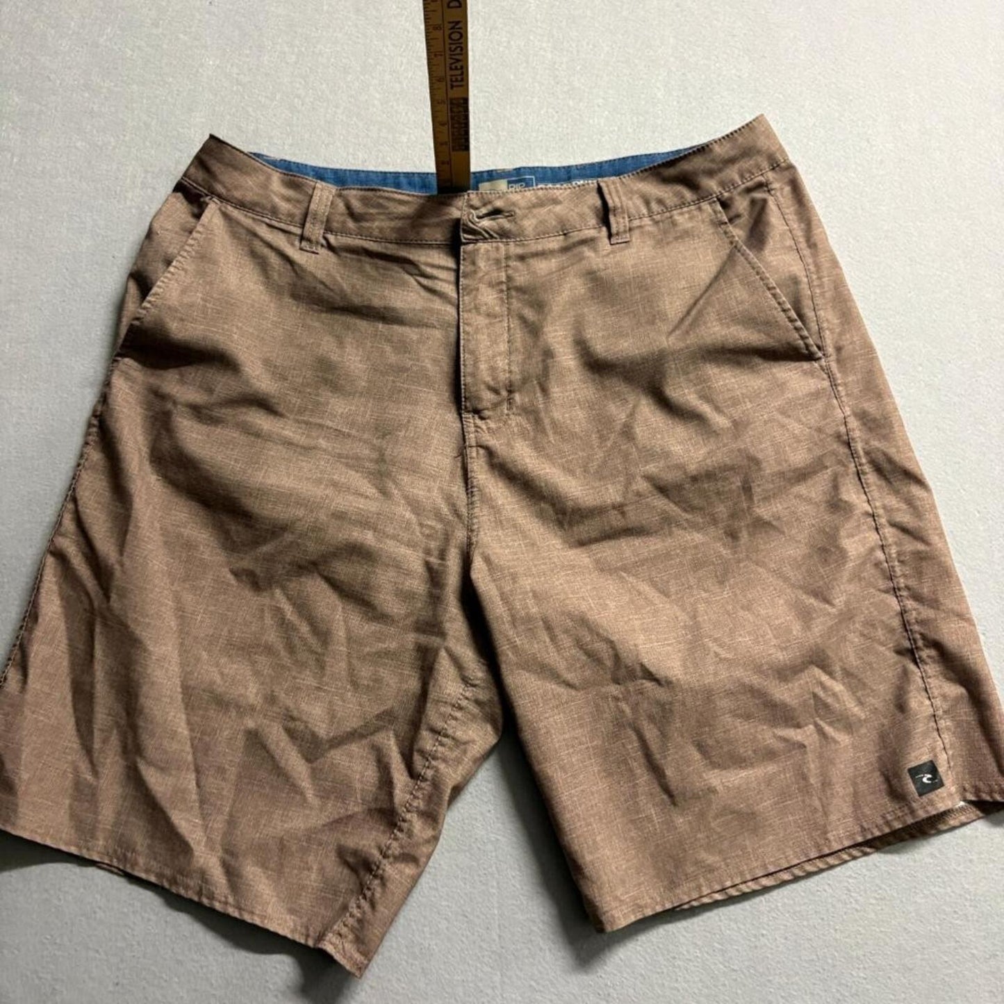 Rip Curl Boardwalk Hybrid Shorts Mens 34 Brown Chino Walkshorts Boardshorts