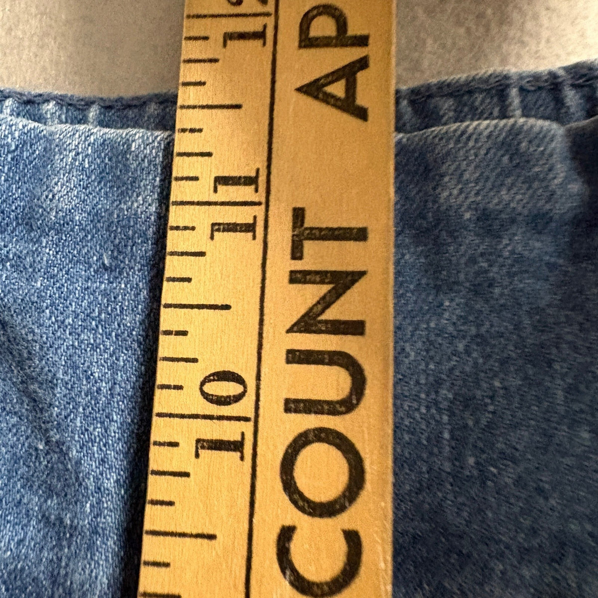 Blair Womens Pull On Denim Crop Pants Size 10 Blue Stretch Elastic Waist Capris