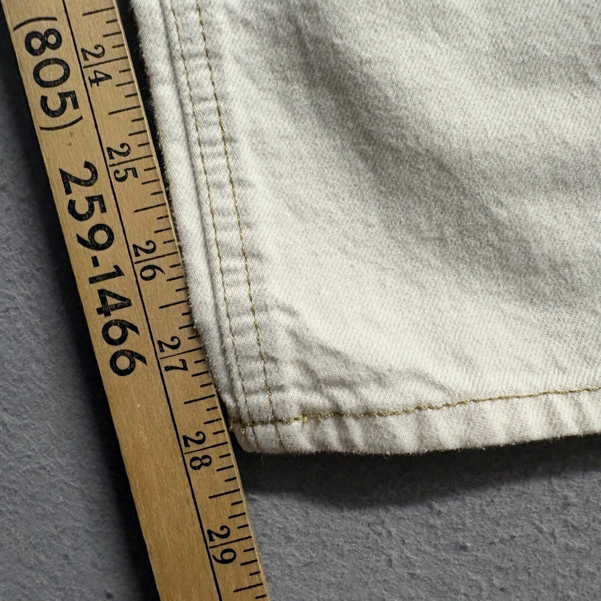 BDG Cowboy Jeans Womens 28 Off White Cream Denim High Rise Straight Leg