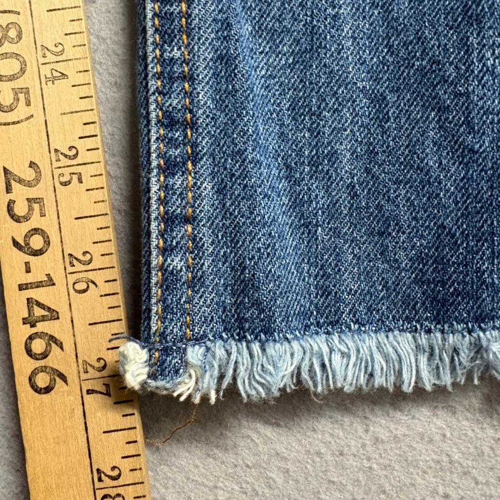 Vanilla Star 90s Boyfriend Jeans Womens 15 Blue Denim Distressed Super High Rise