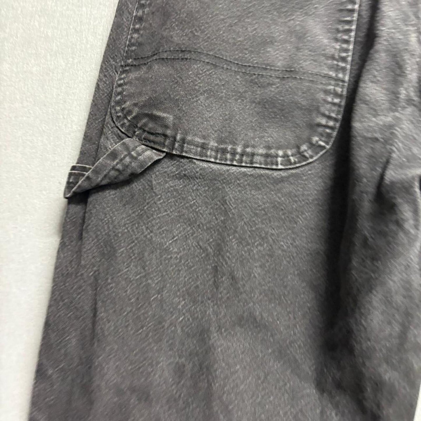 Genuine Dickies Mens Carpenter Jeans 34x32 Black Denim Utility Work Pants
