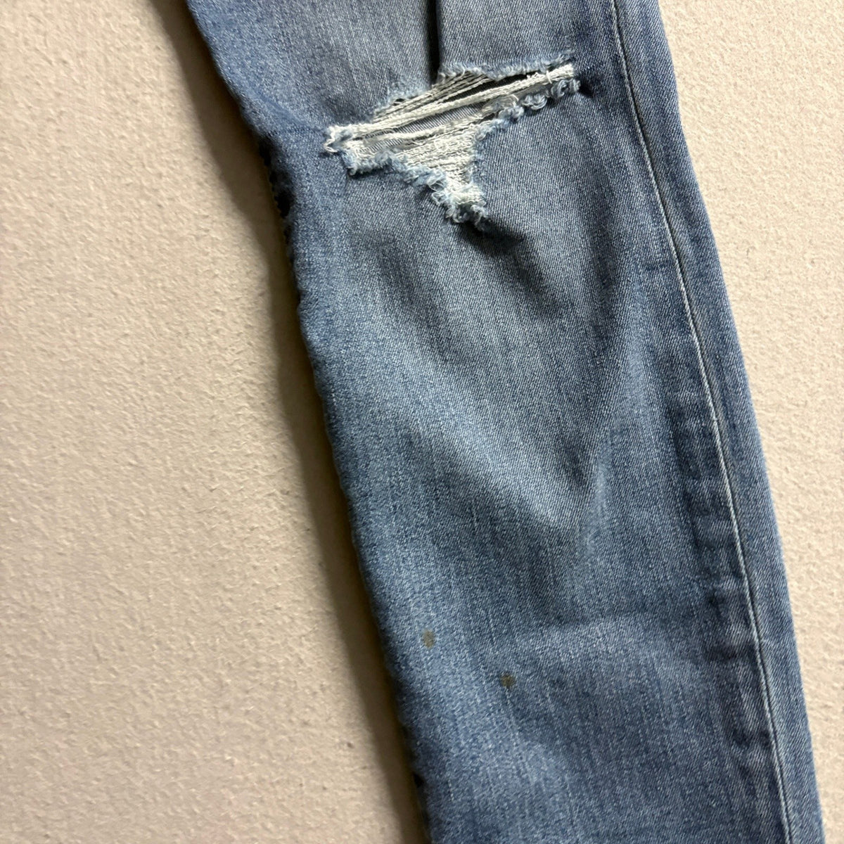 Joe's Jeans Womens 29 Blue Distressed Skinny Denim Jeans Mid Rise Stretch