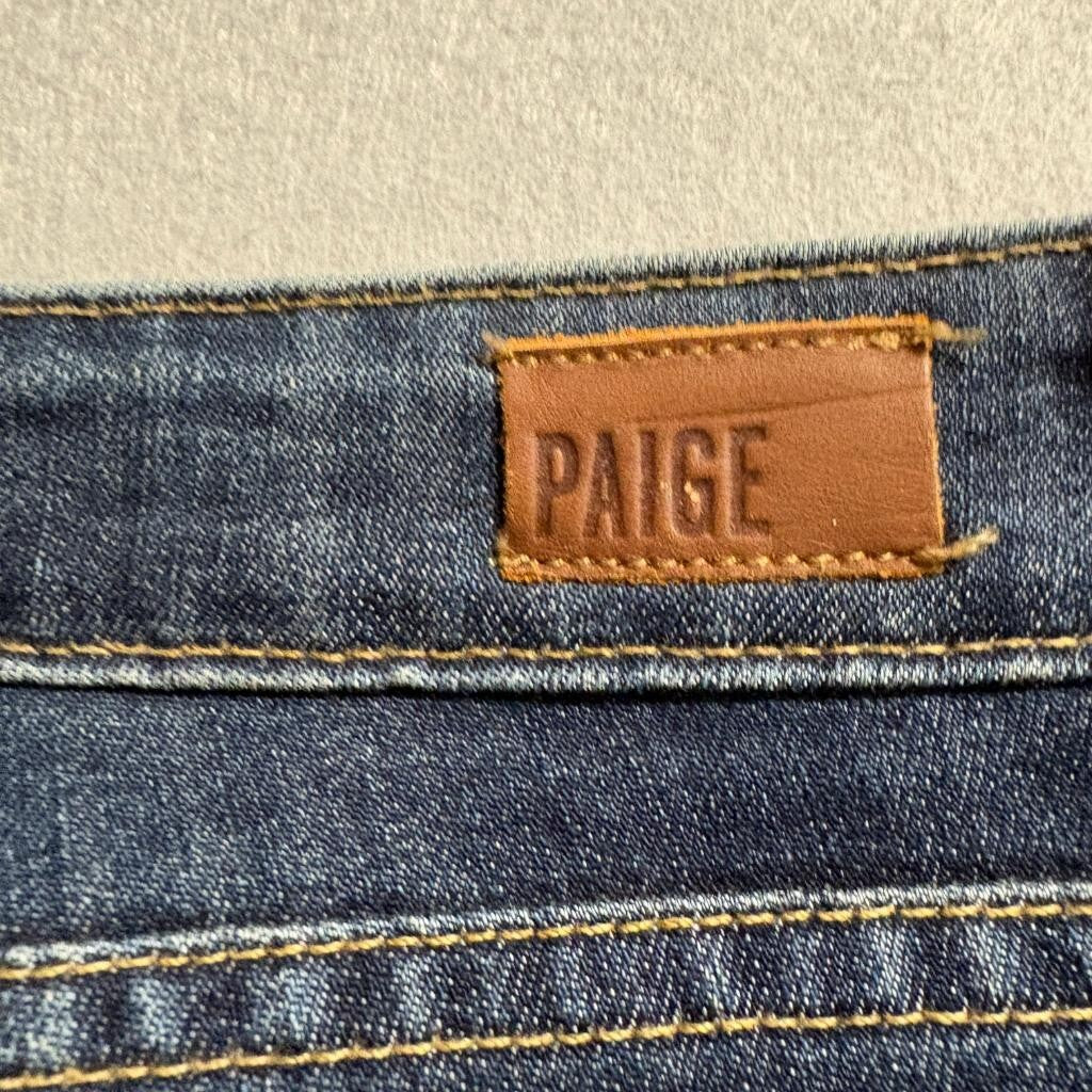 Paige Skyline Skinny Jeans Womens 28 Blue Denim Mid Rise Stretch