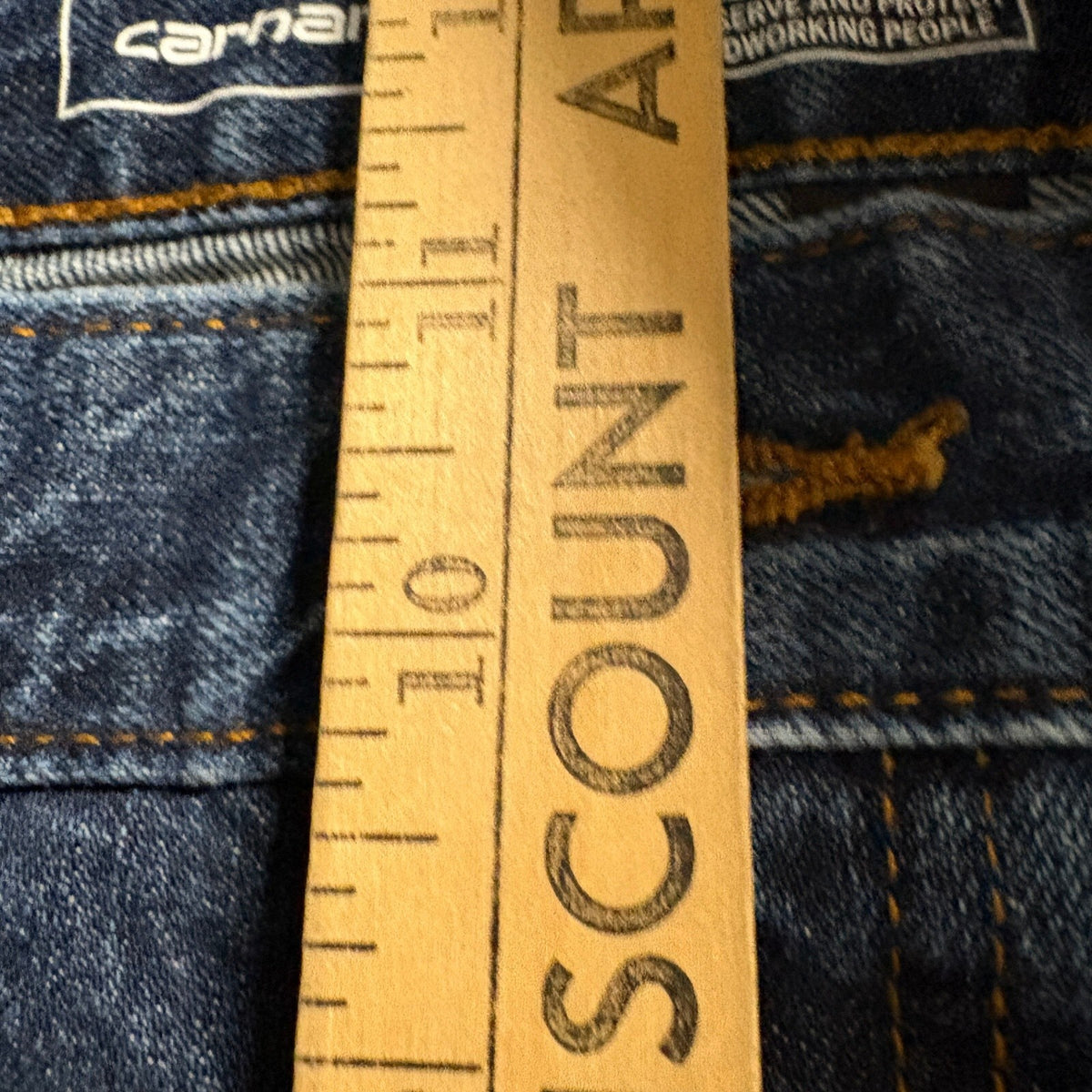 Carhartt Jeans Mens 40x32 Relaxed Fit Medium Blue Denim Workwear 105119
