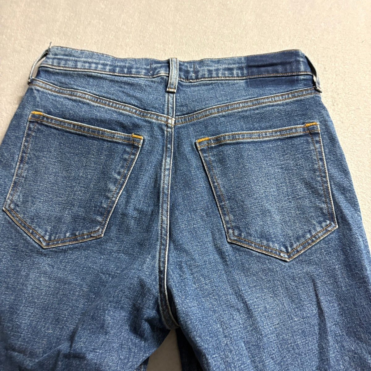 Abercrombie & Fitch Curve Love Ankle Straight Ultra High Rise Jeans 27 Short