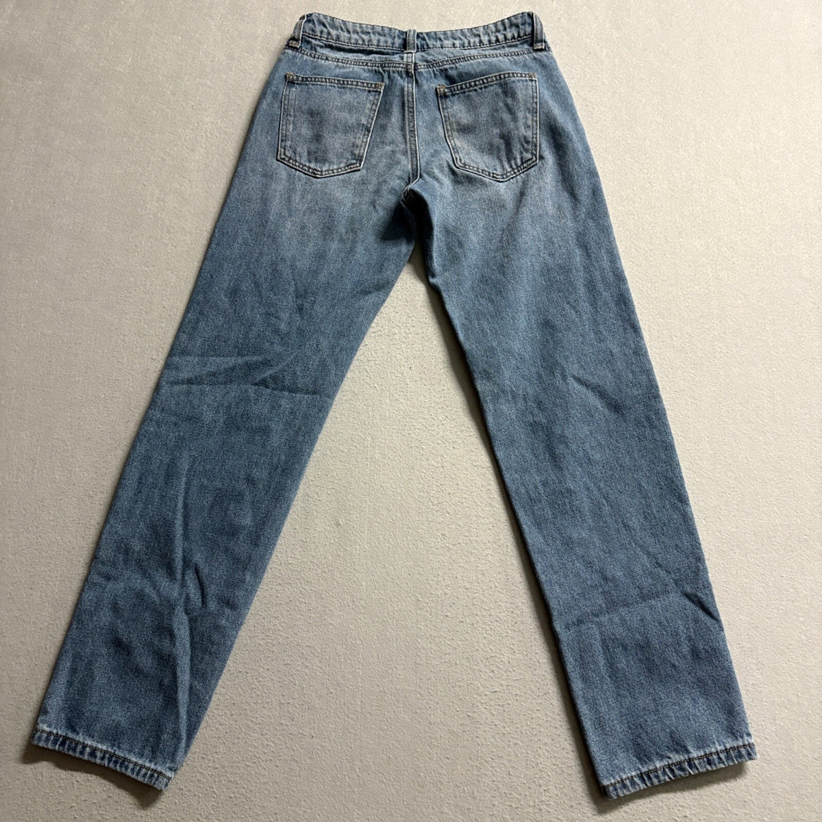 Ashley Mason Pearl Embellished Jeans Womens Size 00 23 Medium Blue Denim