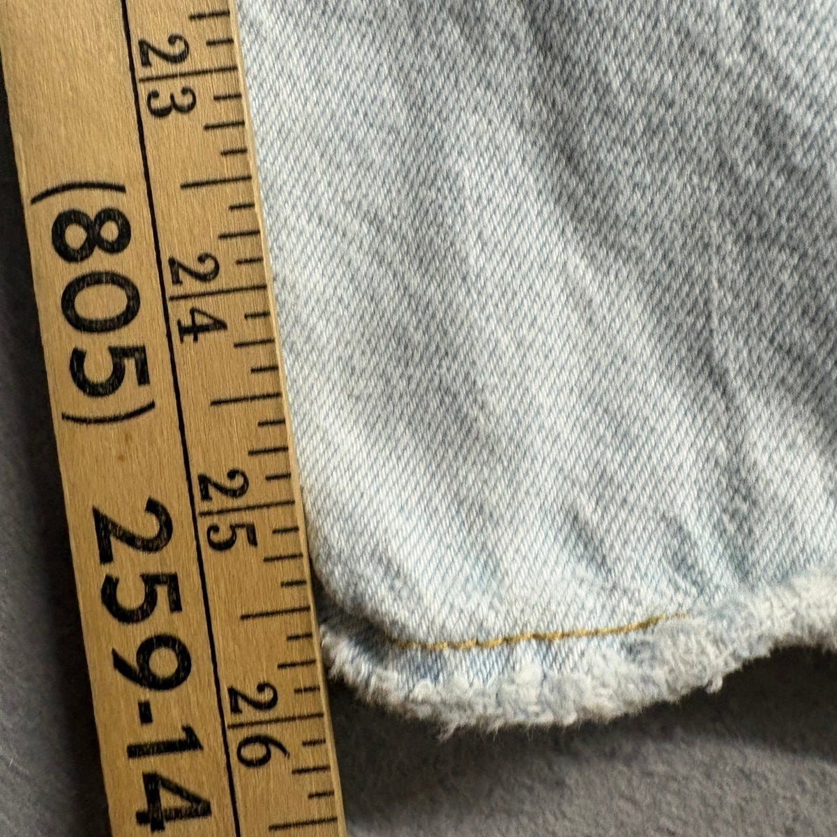 Levi's Ribcage Straight Ankle Jeans Womens 26 Light Wash Distressed Ripped Denim
