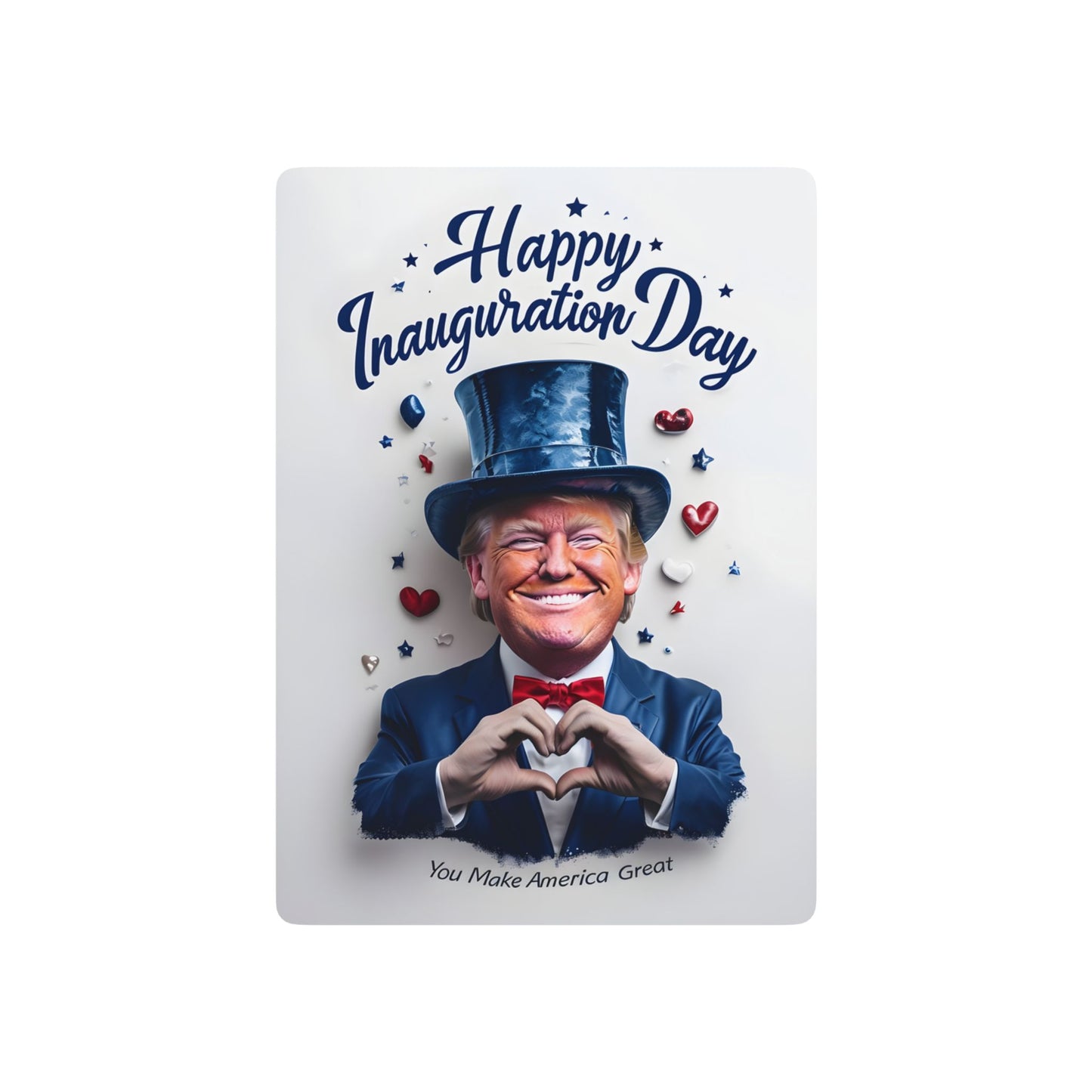 President Trump Inauguration Day Poker Cards