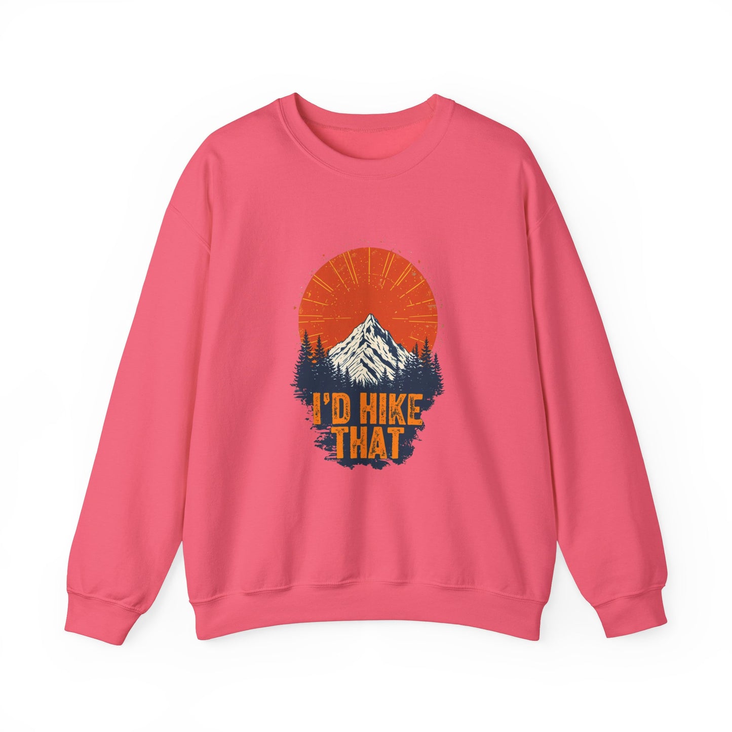 Id Hike That Unisex Heavy Blend Crewneck Sweatshirt