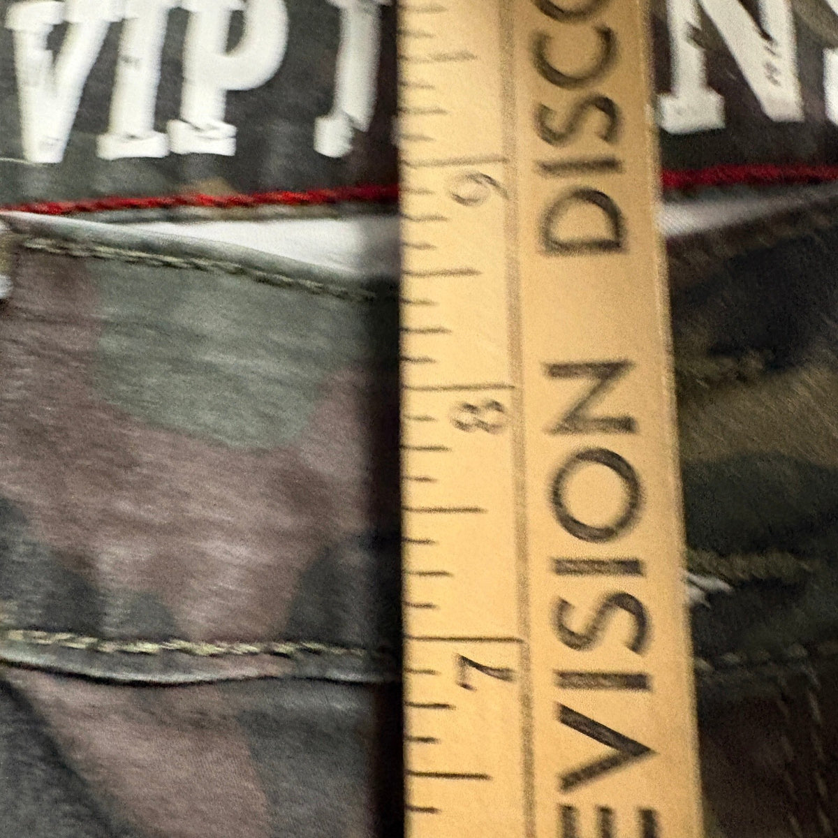 VIP Jeans Womens Camo Camouflage Stretch Skinny Pants Size 13 14 Double Button