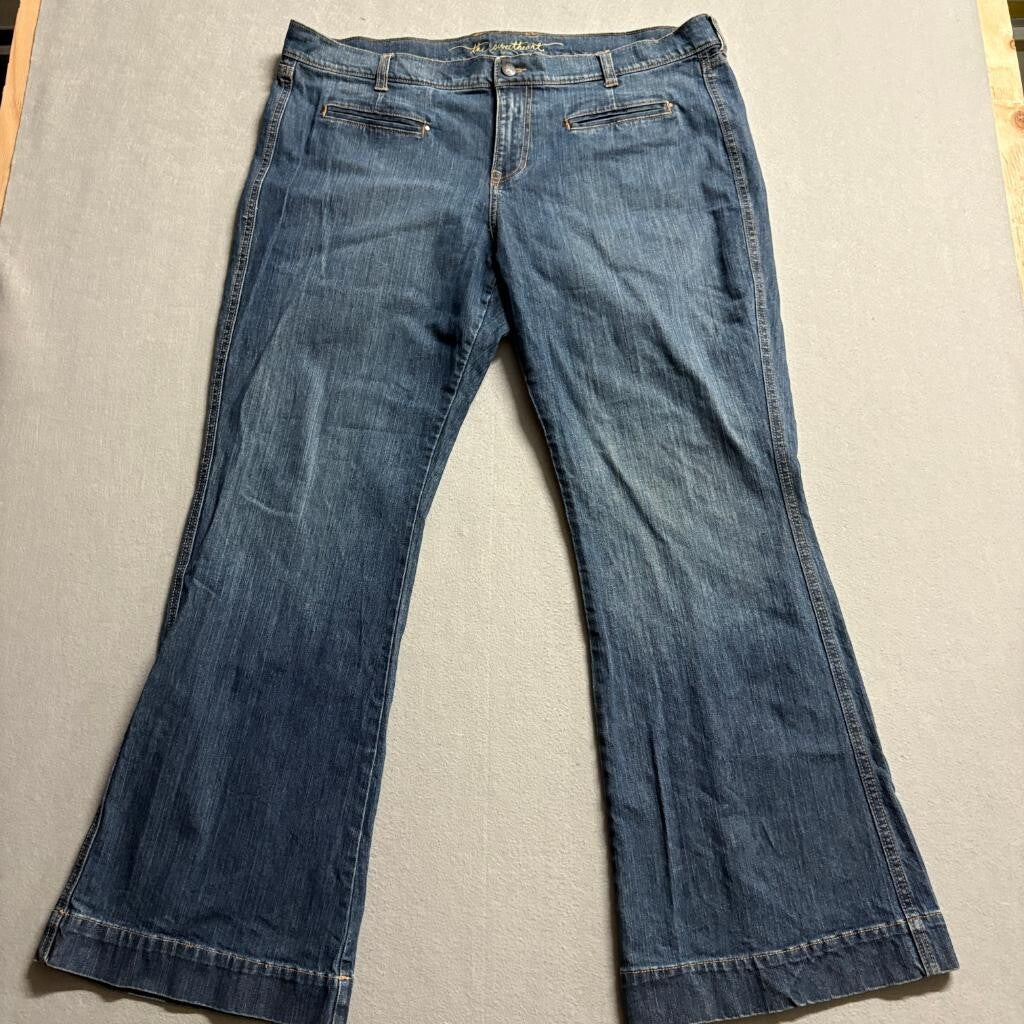 Old Navy The Sweetheart Jeans Womens 18 Regular Blue Denim Classic Rise Bootcut