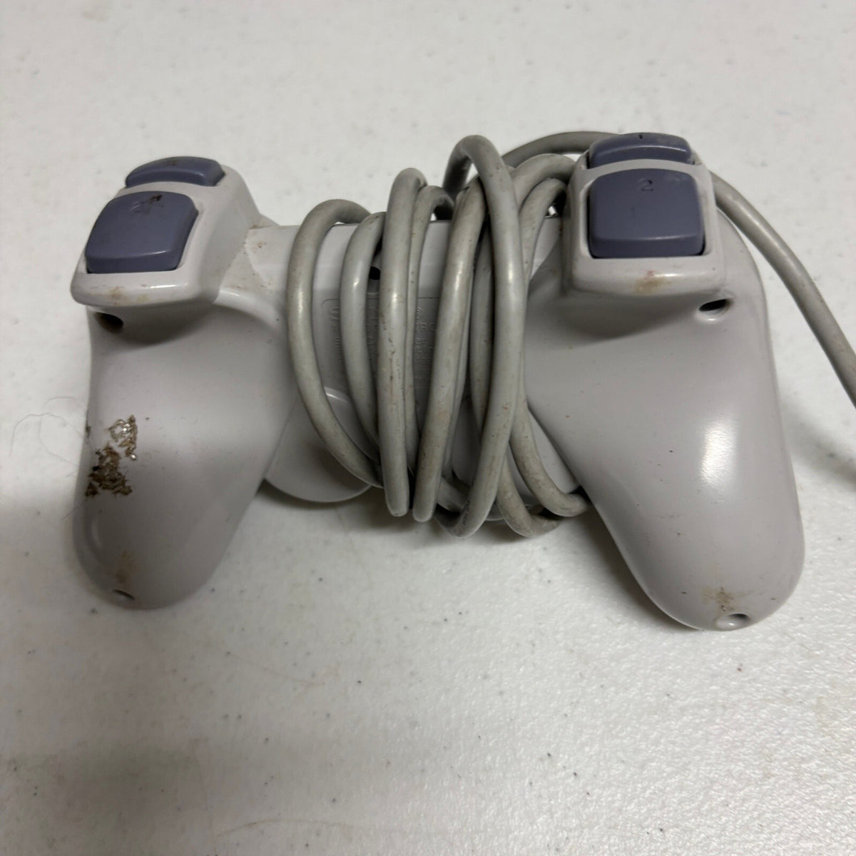 Sony PlayStation 1 PS1 DualAnalog Controller Model SCPH-1180 Original Gray Wired