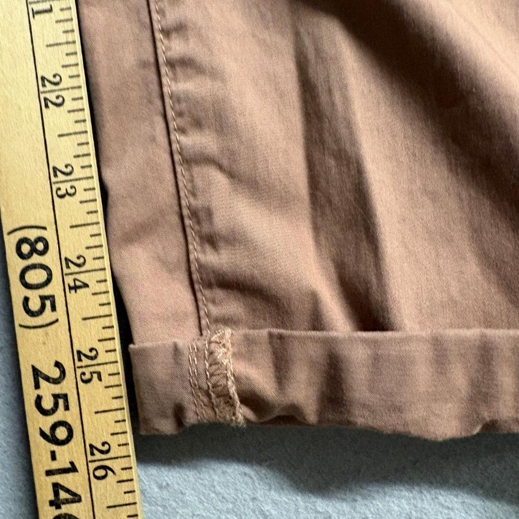 AG Adriano Goldschmied Caden Tailored Trouser Pants Womens 27R Brown Stretch