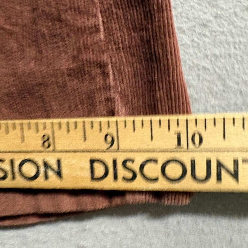Bandolino Corduroy Pants Womens 6 Brown Stretch Bootcut Flare Cotton Blend