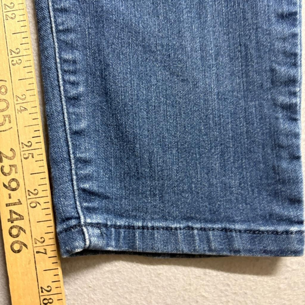 Democracy Freedom Ankle Skimmer Jeans Womens 10 Blue Stretch Denim Cropped
