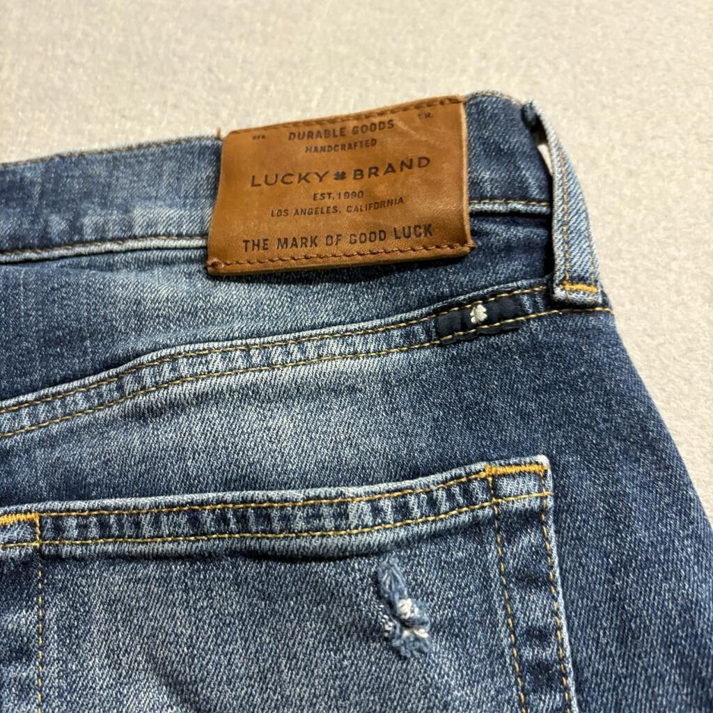 Lucky Brand 121 Slim Jeans Mens 29x30 Blue Denim Stretch Pants