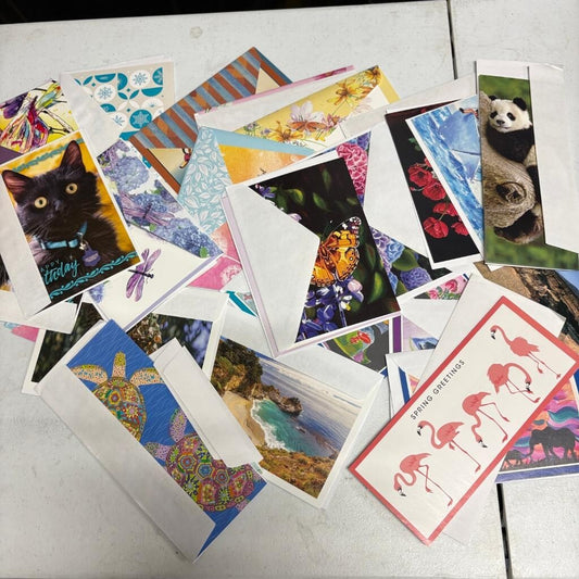 Assorted Greeting Cards Lot with Envelopes Animals Nature Birthday Spring