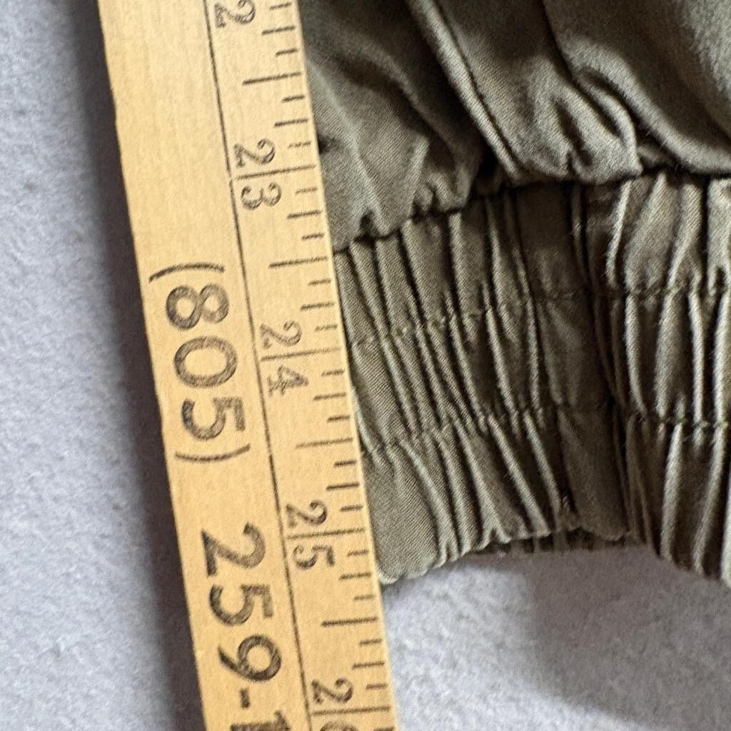 A New Day Jogger Pants Womens XS Olive Green Lyocell Cotton Elastic Waist