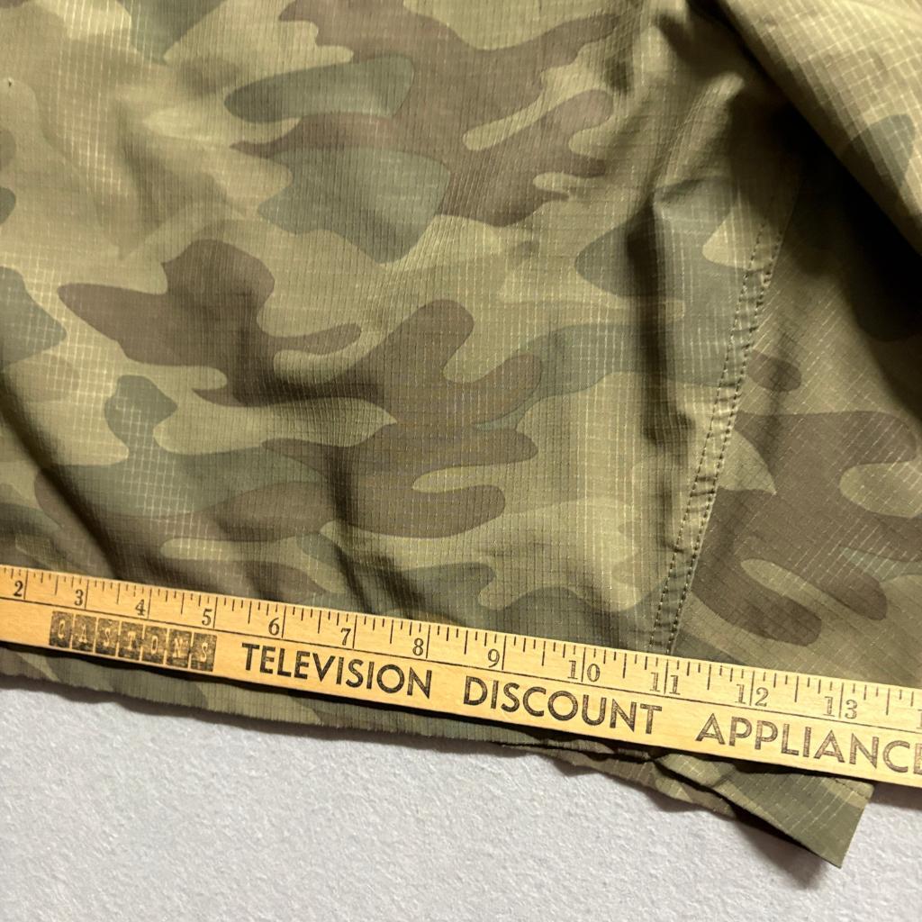George Mens Camo Performance Utility Shorts Size 46 Green Camouflage Stretch