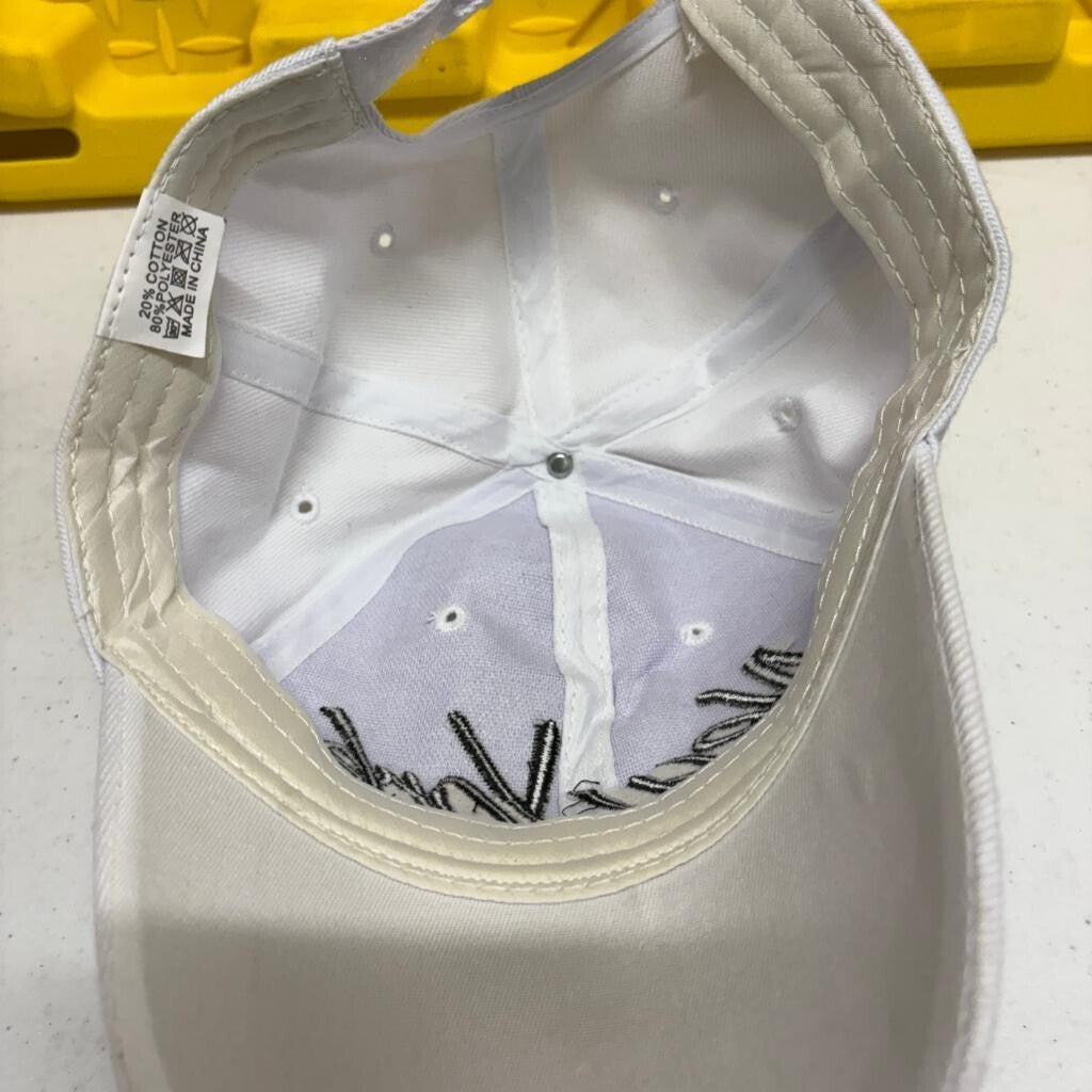 New York NY Embroidered Baseball Cap White Adjustable Strapback Hat