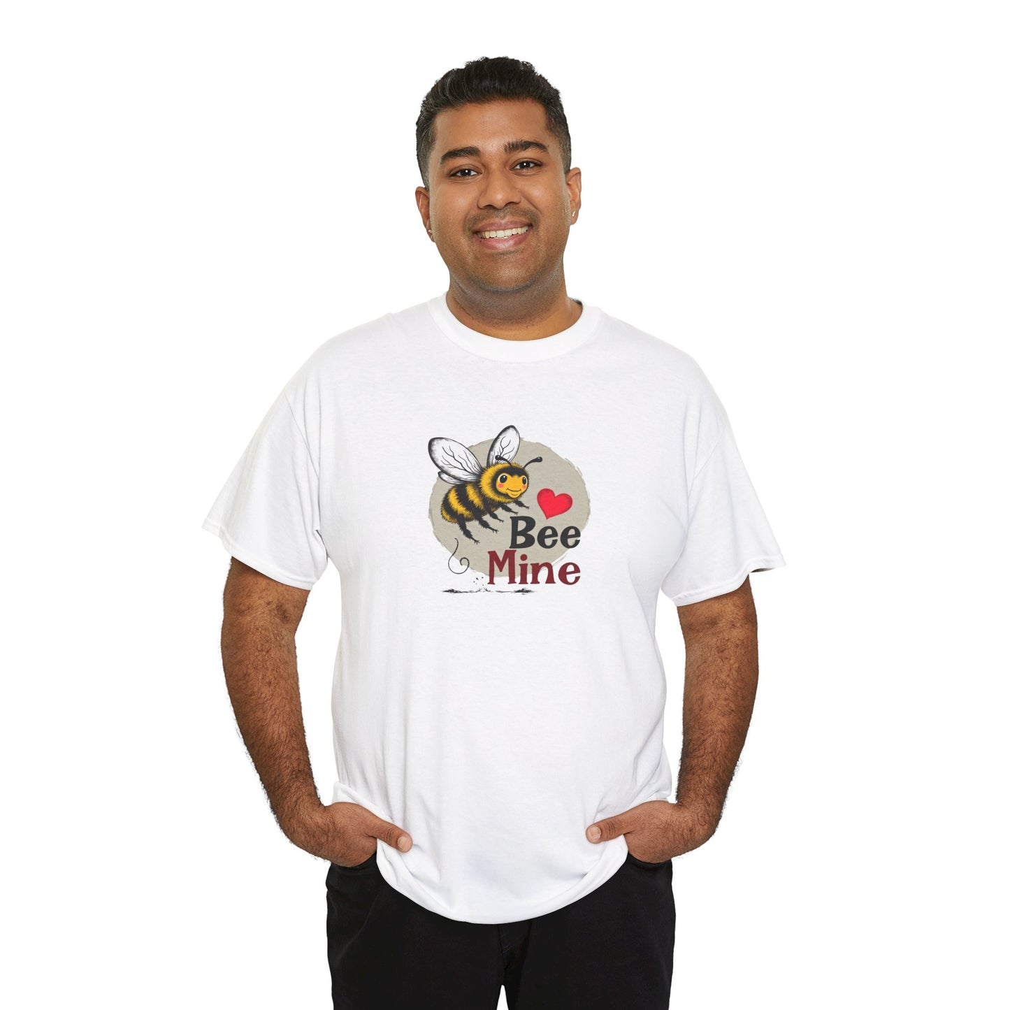 Bee Mine Valentines Day Unisex Heavy Blend™ Crewneck T-Shirt