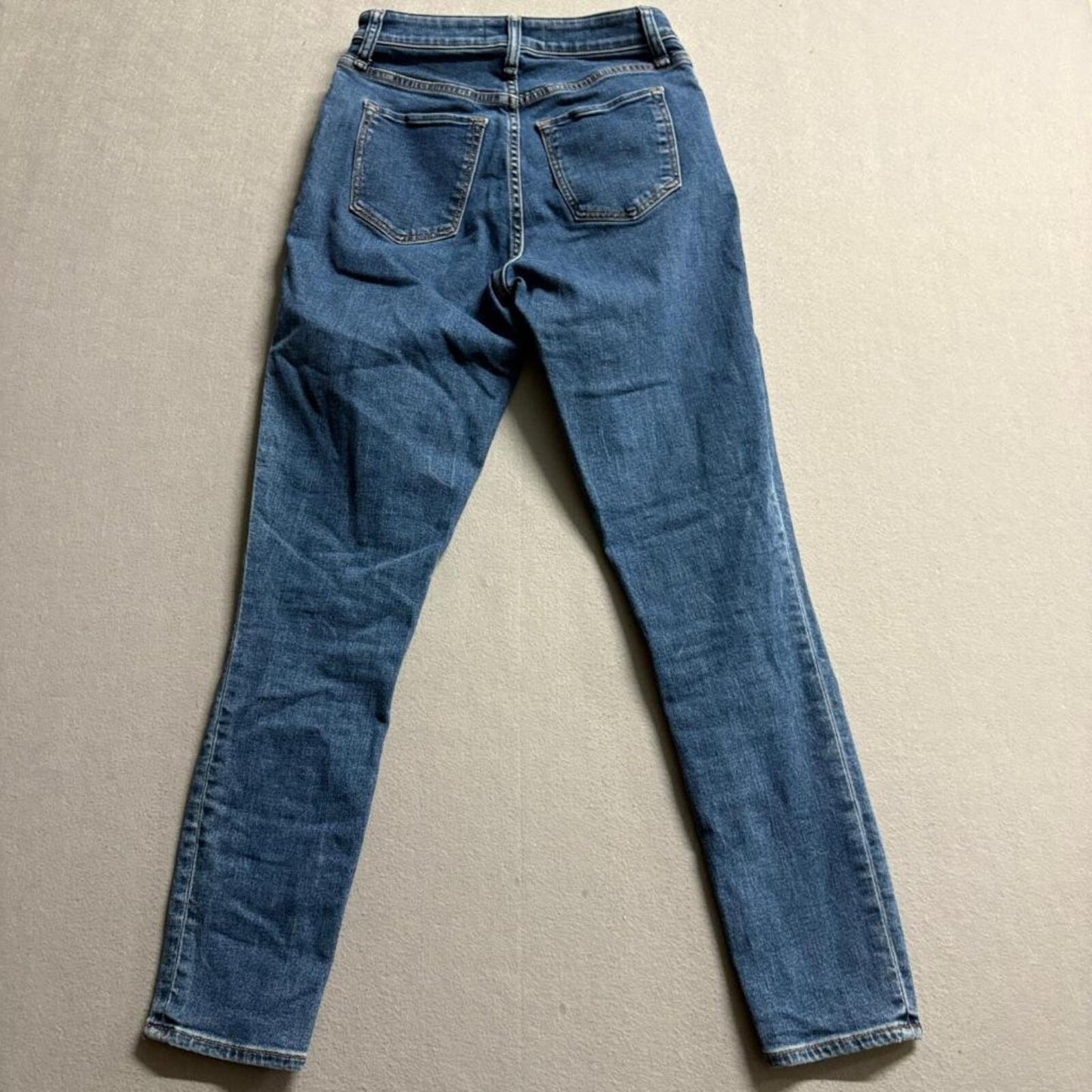 Abercrombie & Fitch Curve Love Super Skinny Ankle High Rise Jeans 26 2L Blue