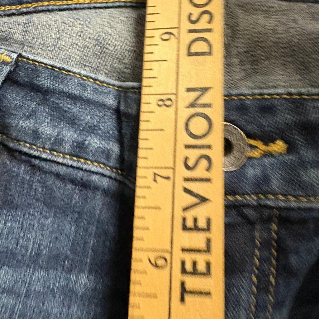 Guess Boot Low Jeans Womens 32 Blue Denim Low Rise Bootcut Stretch