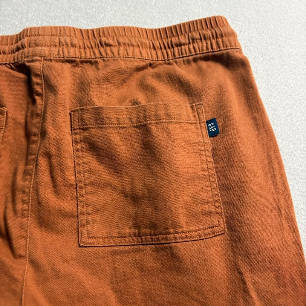 Gap Mens Pants Medium Brown Cotton Rayon Blend Elastic Waist Drawstring Jogger
