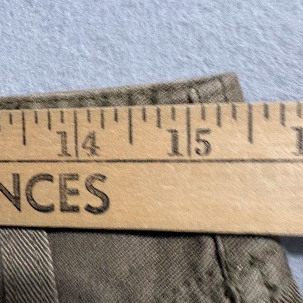 Vintage Zeppelin Pleated Chino Pants Womens 32 Brown Cotton High Rise Tapered