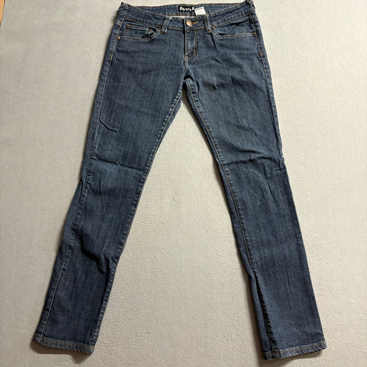 Dolce & B Jeans Womens Size 13/14 Blue Denim Low Rise Skinny Stretch Ramie Blend