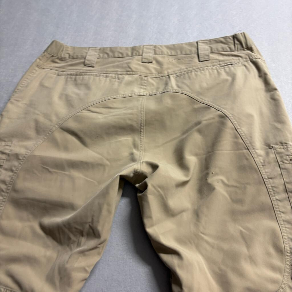 LA Police Gear Atlas Tactical Pants Mens 38x28 Tan Khaki Cargo Ripstop LAPG