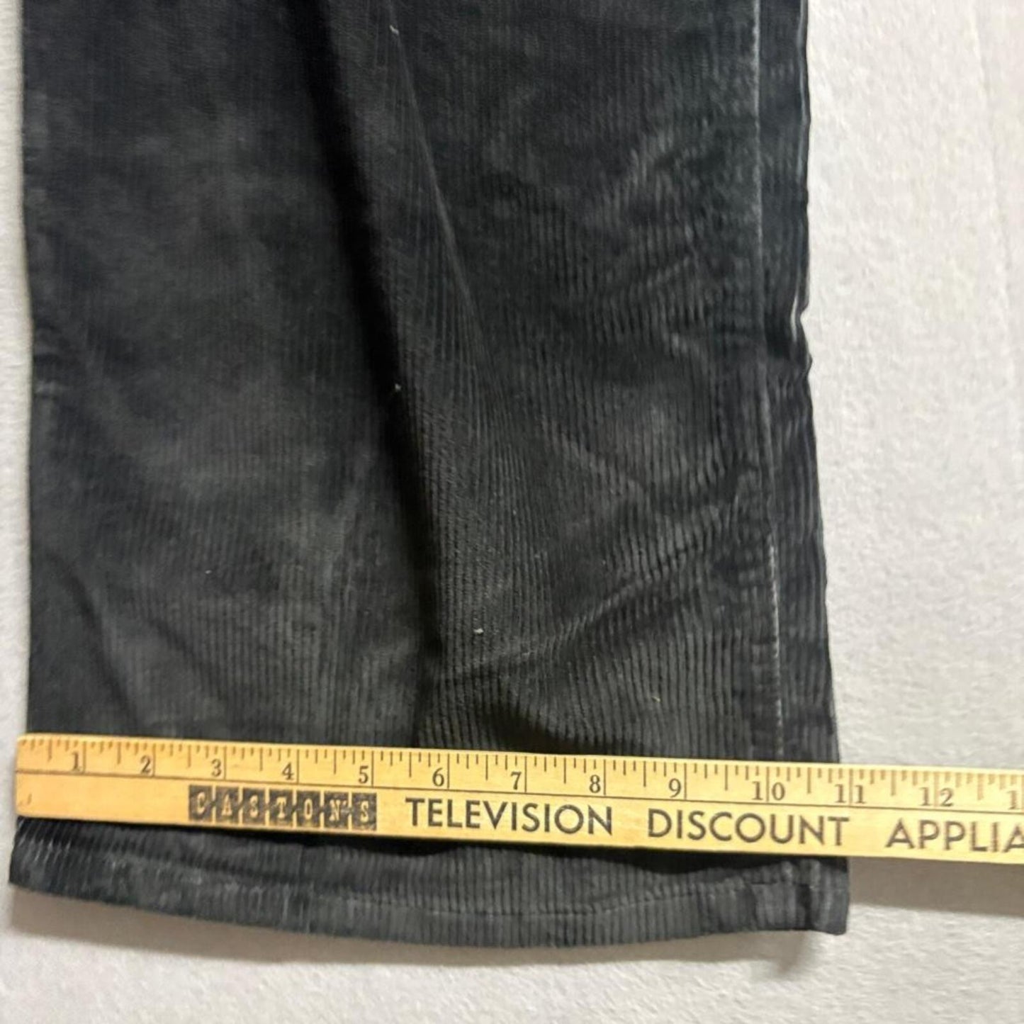 Universal Thread Corduroy Pants Womens 10/30R Black Relaxed Wide Leg High Rise