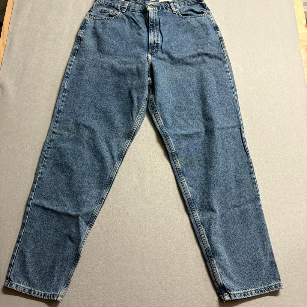 Eddie Bauer Vintage Loose Fit Jeans Womens 18 Regular Blue Denim High Rise NWT
