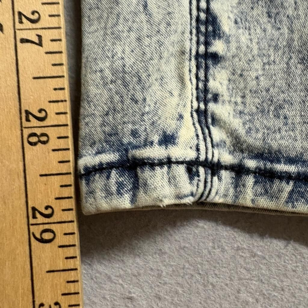 BDG Ankle Cigarette Jeans Womens 28 Blue Acid Wash Stretch Denim Made in USA
