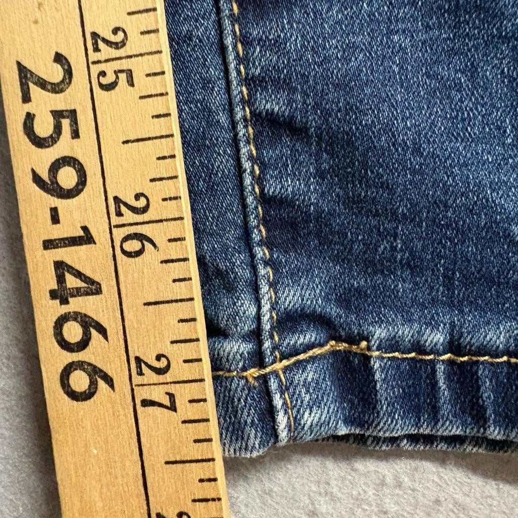 Bleu Women's High Rise Skinny Jeans Blue Denim Stretch Size 14