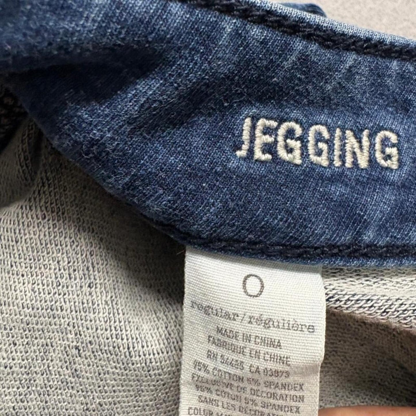 American Eagle Stretch Jegging Jeans Womens Size 0 Regular Blue Denim Low Rise