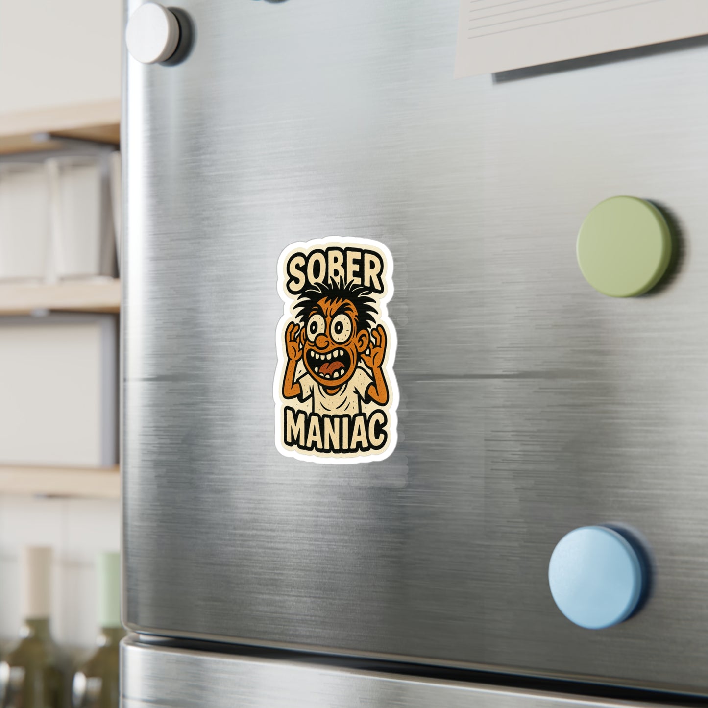 Vinyl Decal Sticker - Sober Maniac Sobriety Decal