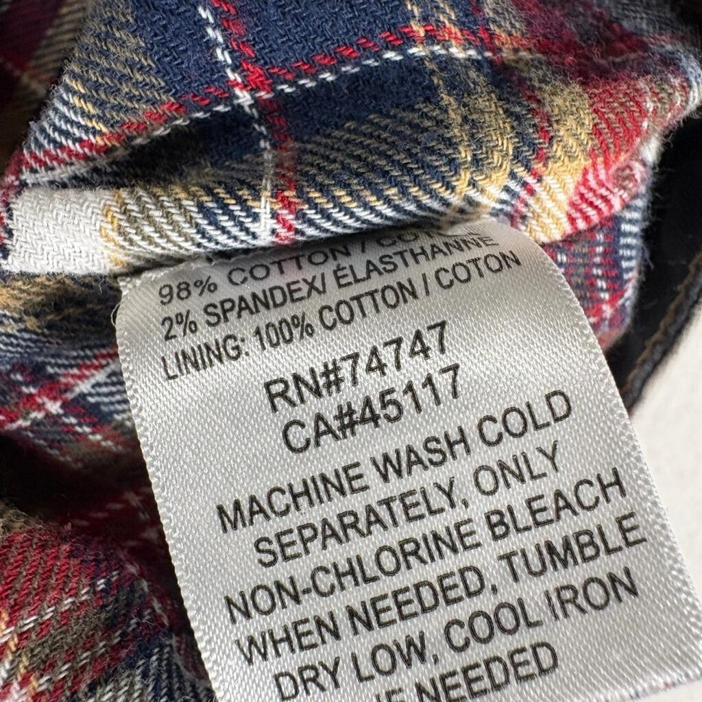 Redhead Flannel Lined Cargo Pants Mens 38x30 Khaki Tan Stretch Outdoor Hiking