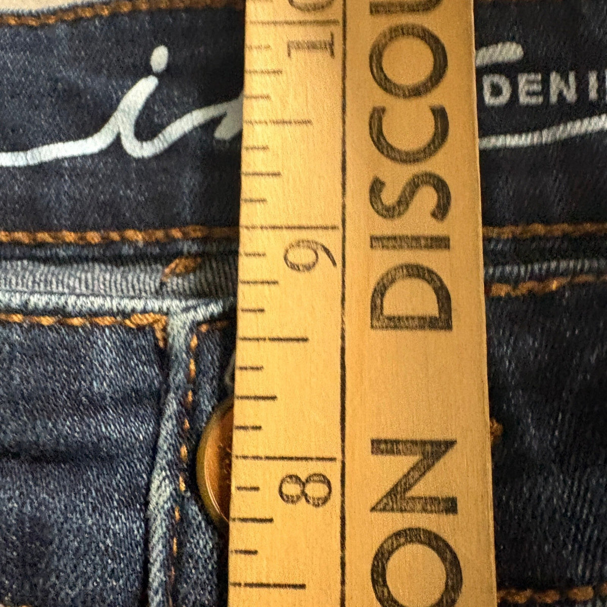 INC International Concepts Jeans Women 4 Blue Skinny Leg Crop Ankle Stretch